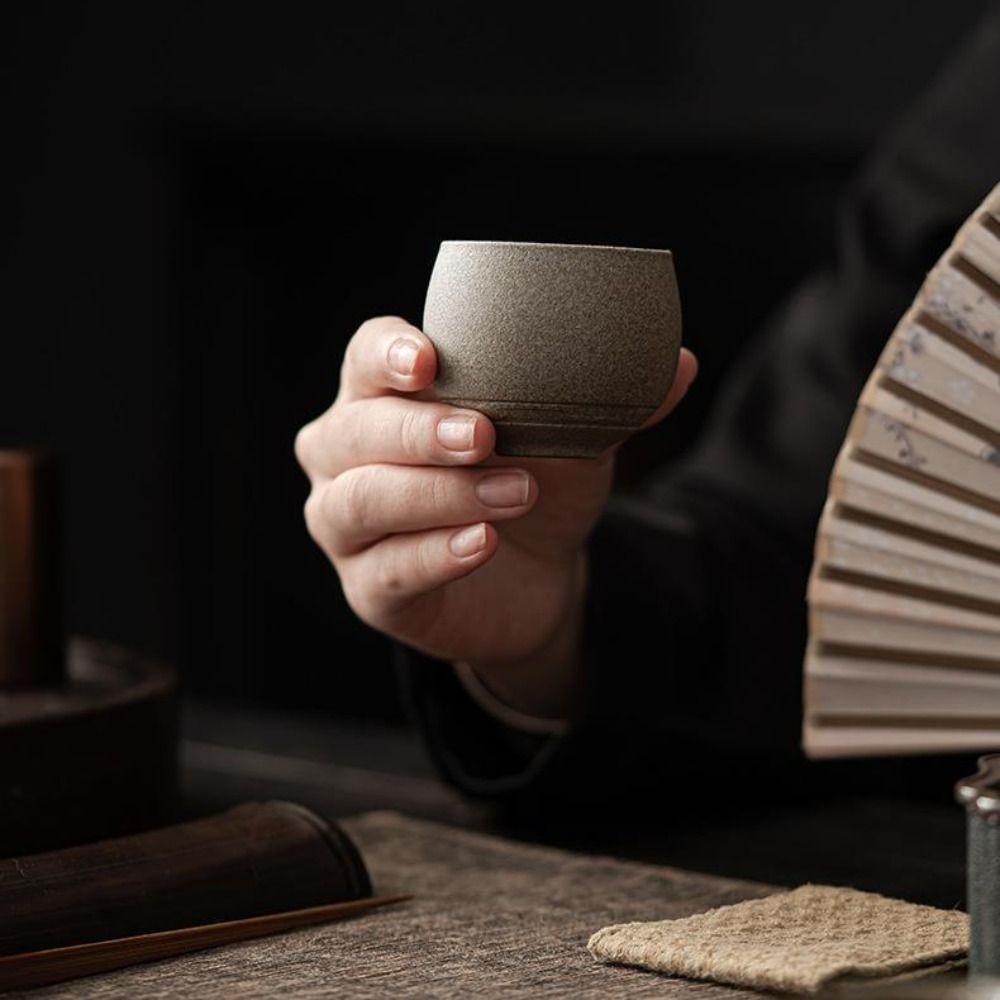 Japanese Pottery - 쿵푸 차 세트 일본 석기 차컵
