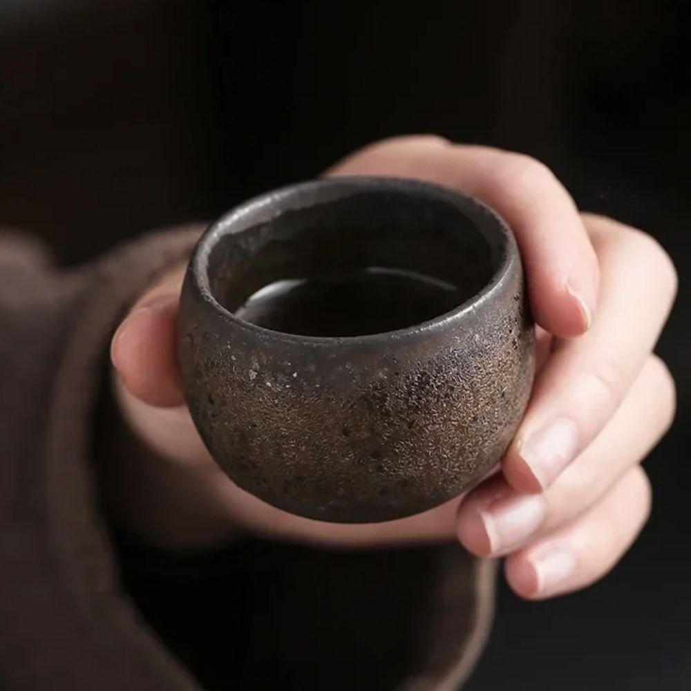 쿵푸 차 세트 일본 석기 차컵 고대 스타일 레트로 마스 - Japanese Pottery 리뷰 및 가격