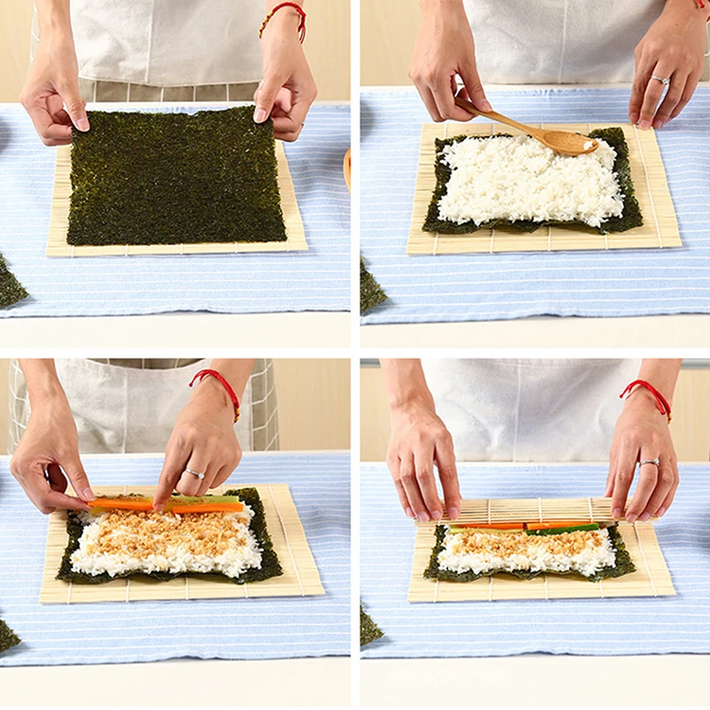 붙지 않는 대나무 스시 롤링 매트, 주방 스시 도구,  - Sushi Making Kit 리뷰 및 가격
