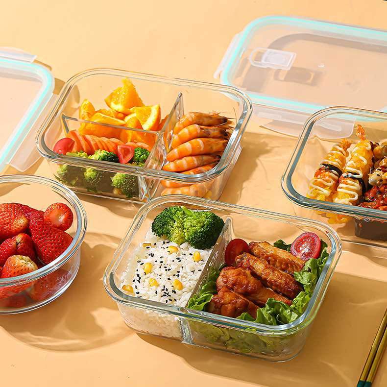 유리 신선도 유지 용기 고붕규산염 내열 전자레인지 도시 - Bento Box 리뷰 및 가격