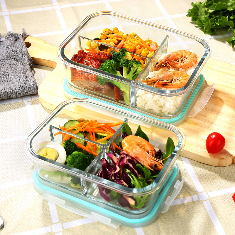 유리 신선도 유지 용기 고붕규산염 내열 전자레인지 도시 - Bento Box 리뷰 및 가격