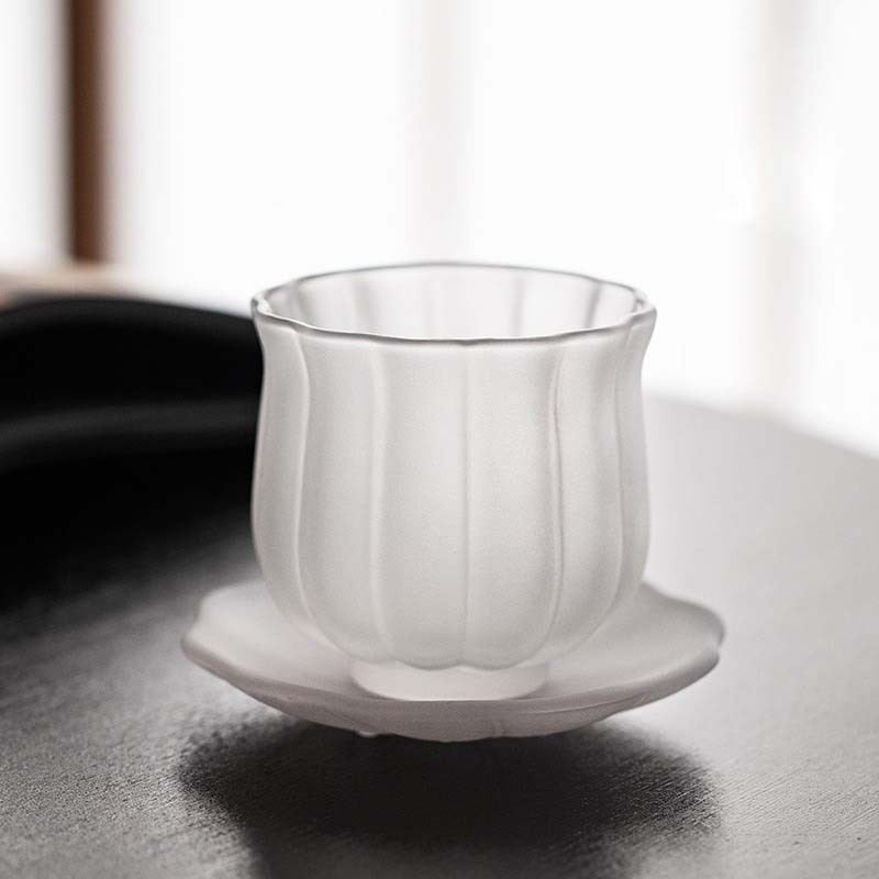 수제 내열성 붕규산 유리 연꽃 차컵 쿵푸 차 세트 개인 - Japanese Pottery 리뷰 및 가격