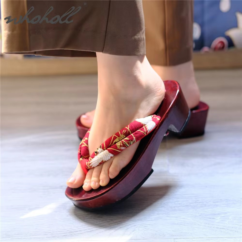 일본 게타 애니메이션 코스프레 신발 코스프레 웨지 샌들 - Geta Wooden Sandal 리뷰 및 가격
