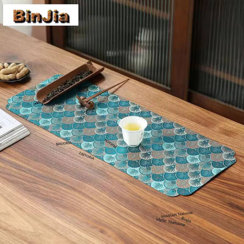 자수 브로케이드 드라이 폼 원단 티 테이블 매트 일본식 - Japanese Tea 리뷰 및 가격