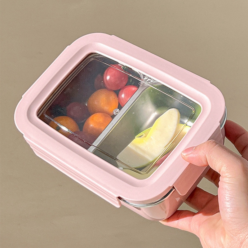 304 스테인리스 스틸 분리형 뚜껑이 있는 도시락통 학 - Bento Box 리뷰 및 가격