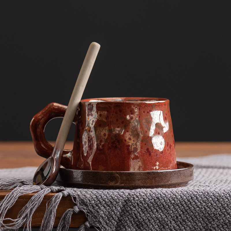 거친 도자기 가마 변환 및 받침 세트 수제 일본 복고풍 - Japanese Pottery 리뷰 및 가격